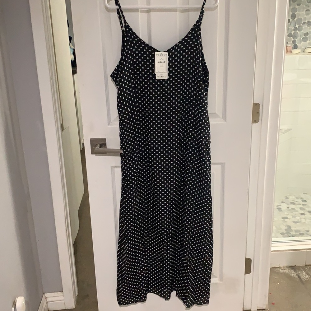 NWT Mixmax Boho Chiffon Long Maxi Dress - Picture 2 of 4